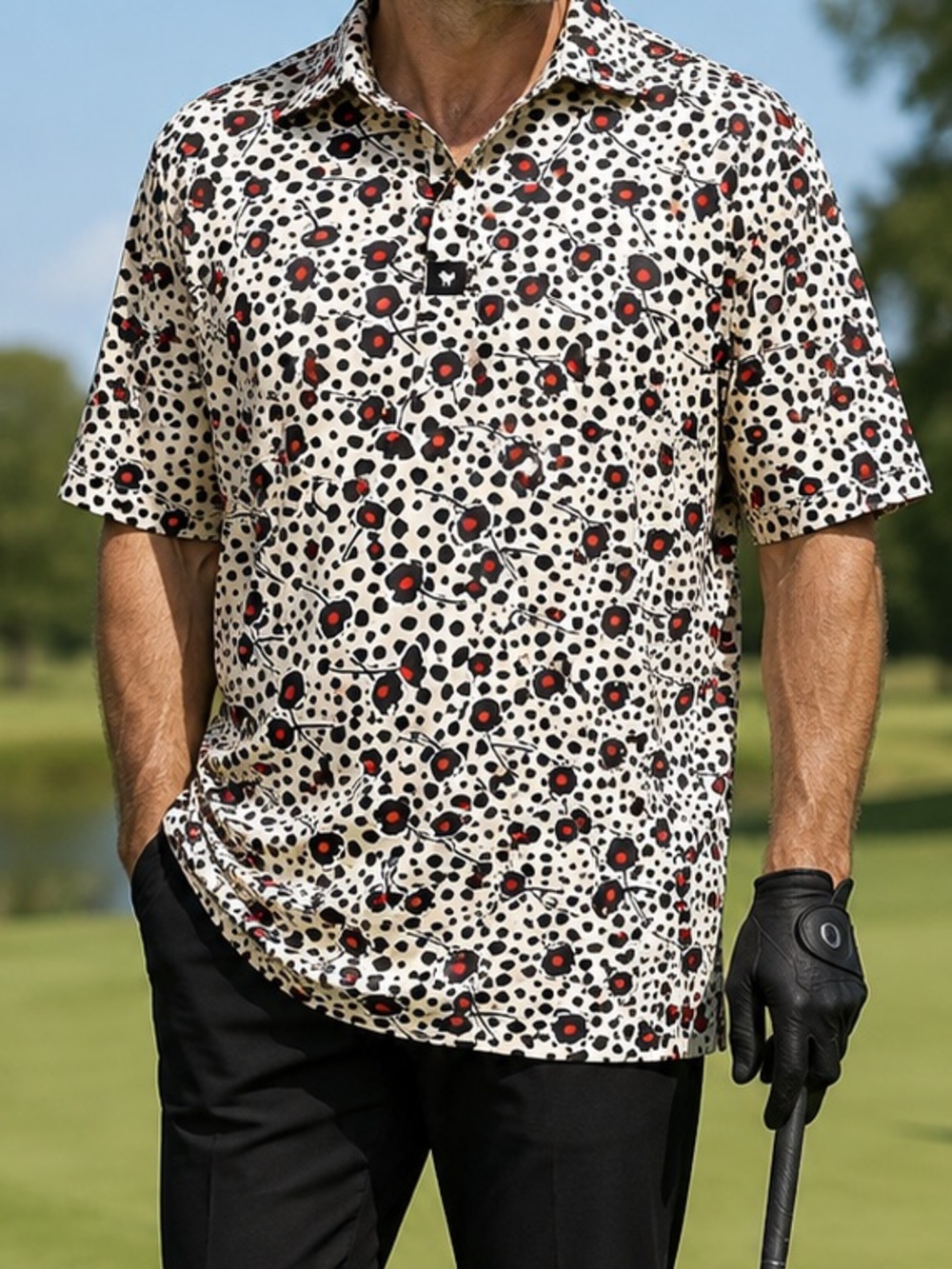 Bad Birdie 🍒Cherry Bomb golf polo size XL NWT